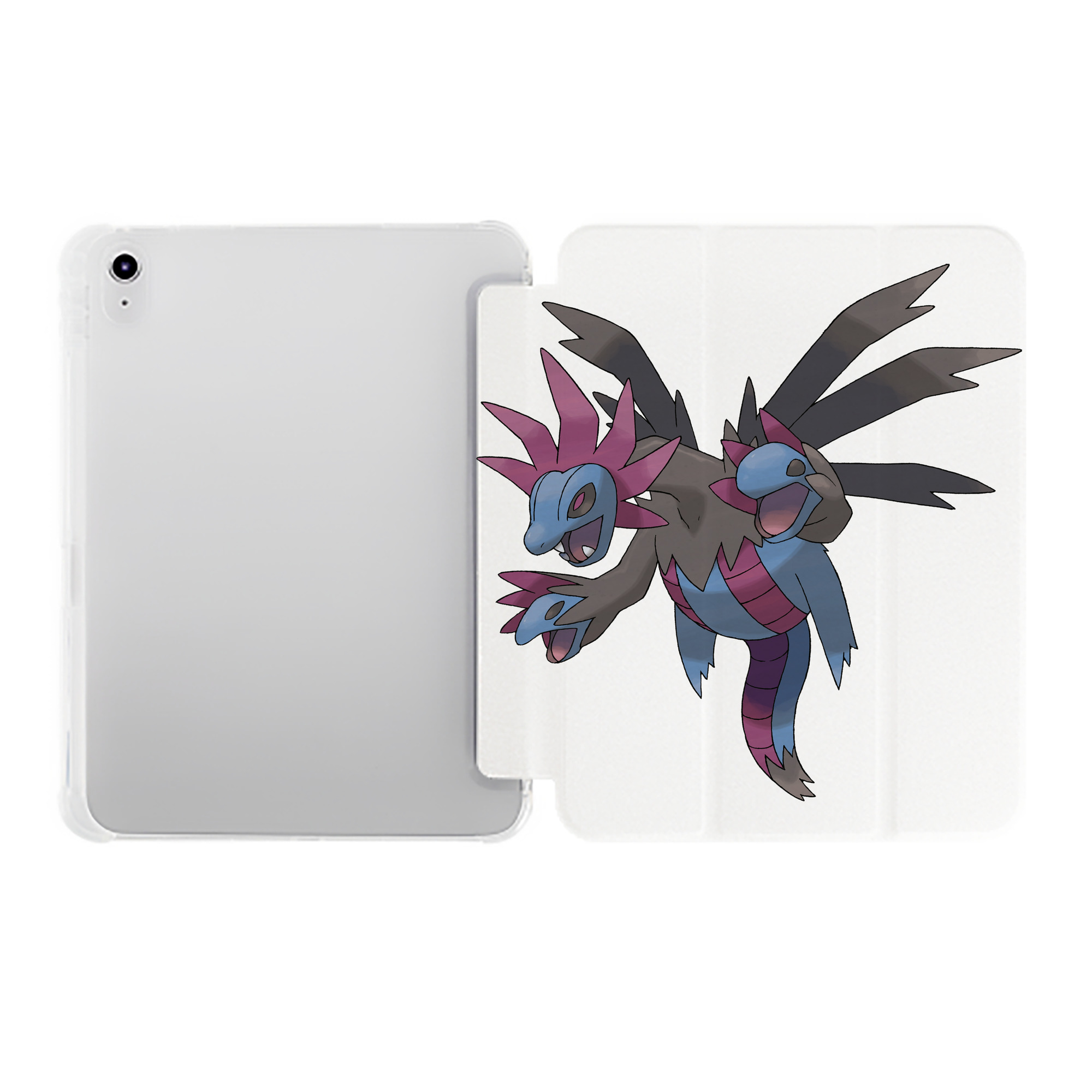 （画像用） ポケットモンスター Pokémon IPad ケース ペン収納付き 三つ折りスタンド PUレザー×シリコン 対応機種9.5/10.5/10.9インチ
